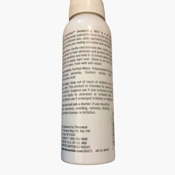 VH Essentials Intimate Deodorizing Mist On The Go 3 Fl Oz pH Balanced - Picture 3 of 4